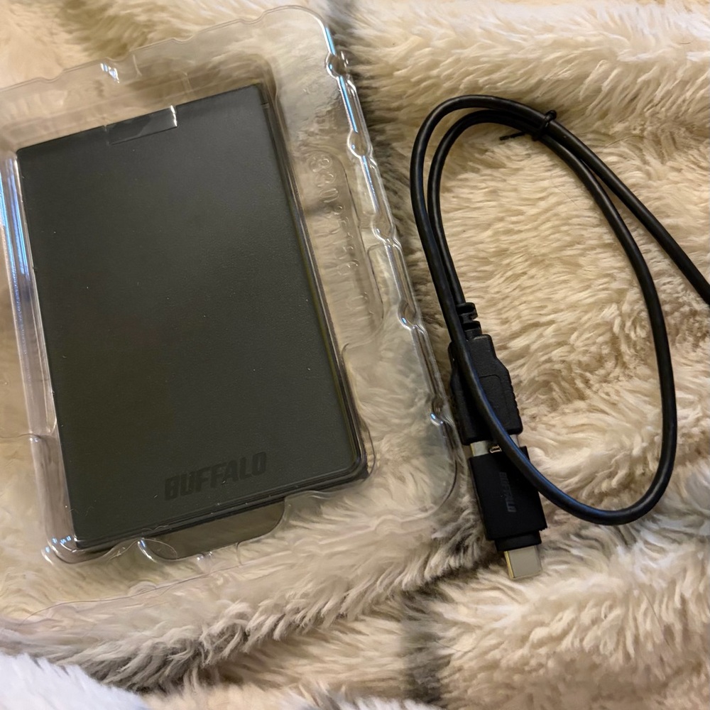 NEW BUFFALO 500GB Portable SSD External Drive
